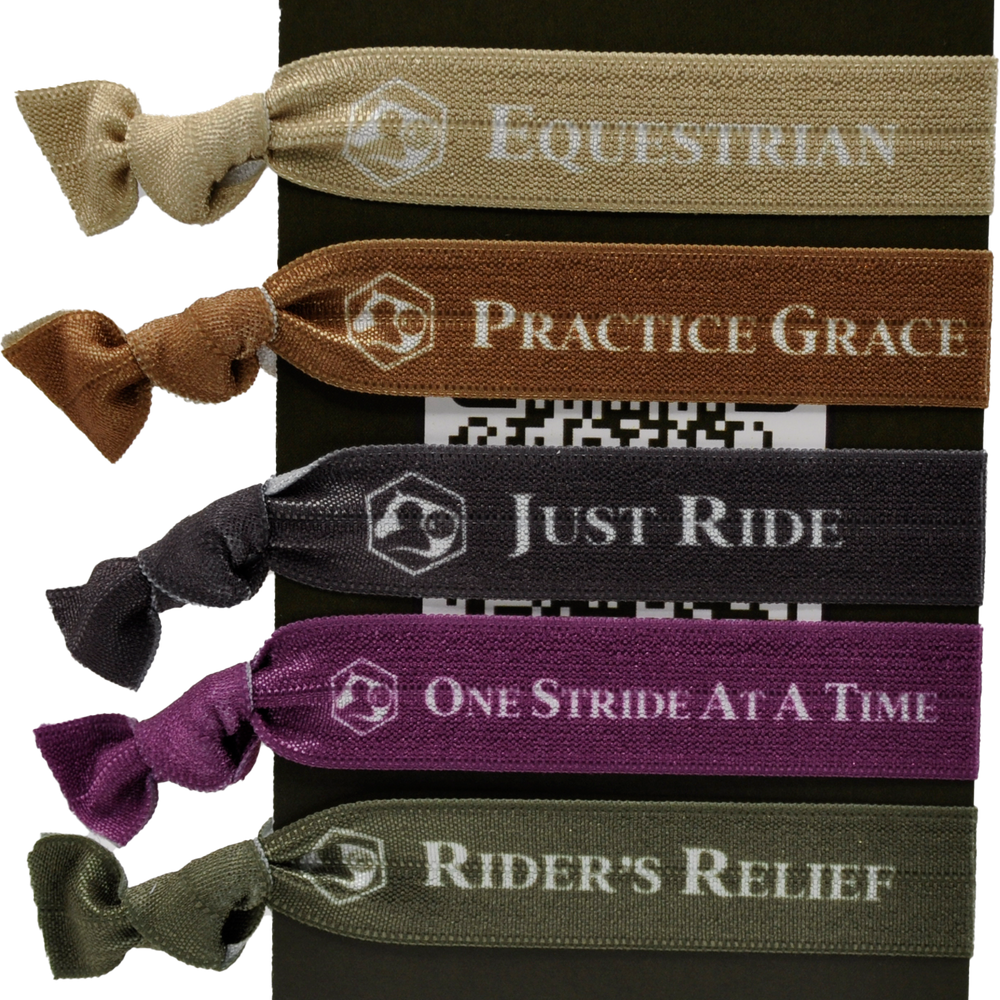 
                  
                    Equestrian Motivational | Reminder Elastic Knotted Hair Ties
                  
                